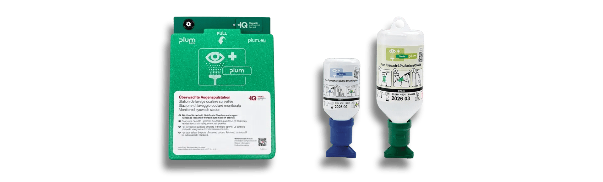 WELTNEUHEIT überwache Augenspülstation