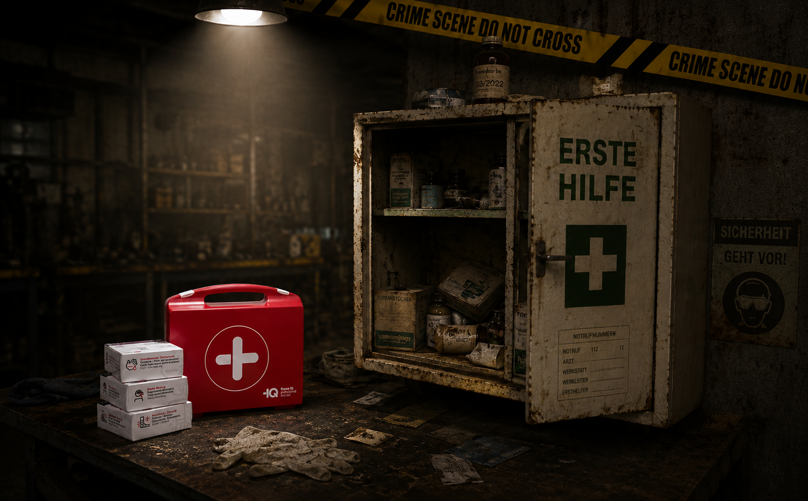 flawa iQ am Tatort crime scene